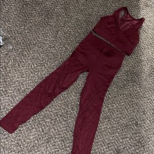 Victoria Secrets laser cut seamless set